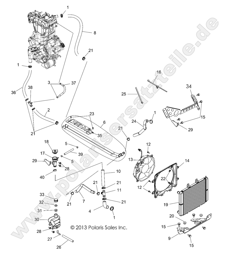 ENGINE, COOLING SYSTEM ENGINE, COOLING SYSTEM