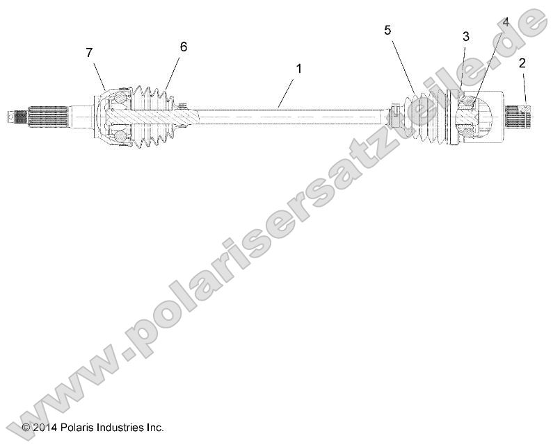 Drive Train, Rear Drive Shaft Drive Train, Rear Drive Shaft