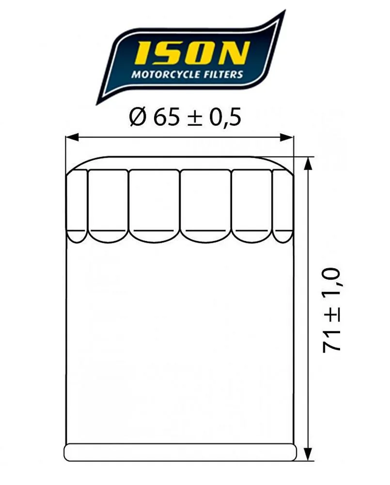 ISON Ölfilter 303 Yamaha YXR 450 660 Rhino