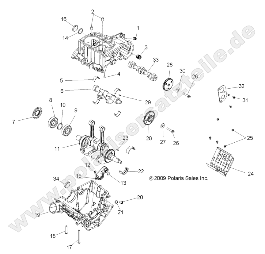 ENGINE, CRANKCASE and CRANKSHAFT ENGINE, CRANKCASE and CRANKSHAFT