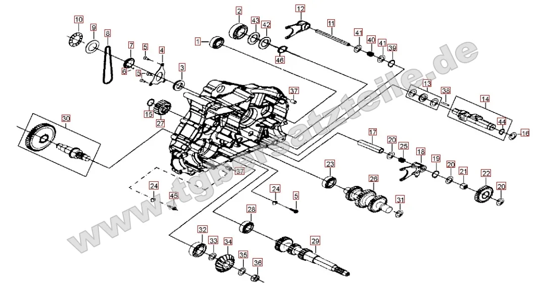Motorgehäuse links (2)