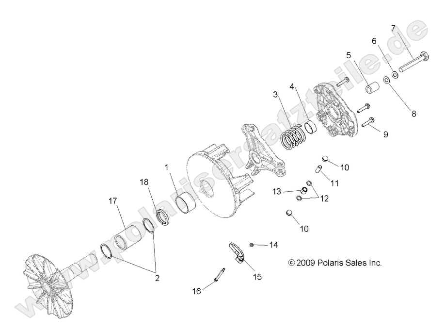 drive train primary clutch drive train primary clutch