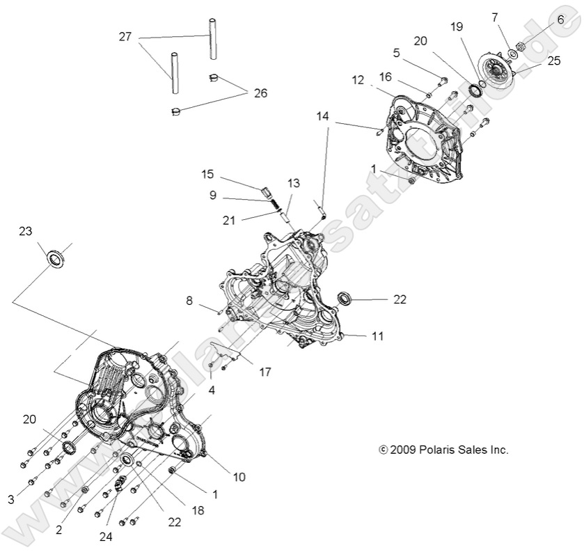 DRIVE TRAIN, MAIN GEARCASE DRIVE TRAIN, MAIN GEARCASE