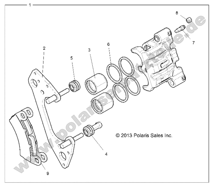 BRAKES, FRONT CALIPER BRAKES, FRONT CALIPER