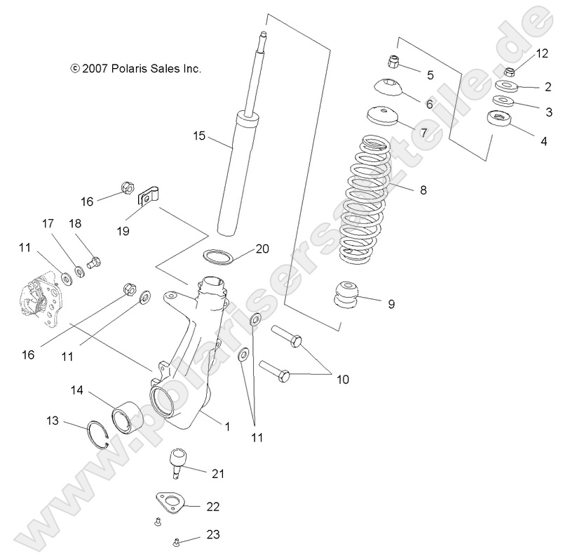 SUSPENSION, FRONT STRUT