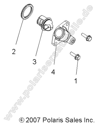 ENGINE, COOLING SYSTEM THERMOSTAT