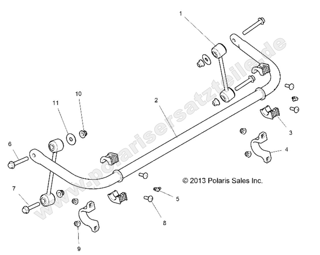 SUSPENSION, STABILIZER BAR, REAR SUSPENSION, STABILIZER BAR, REAR