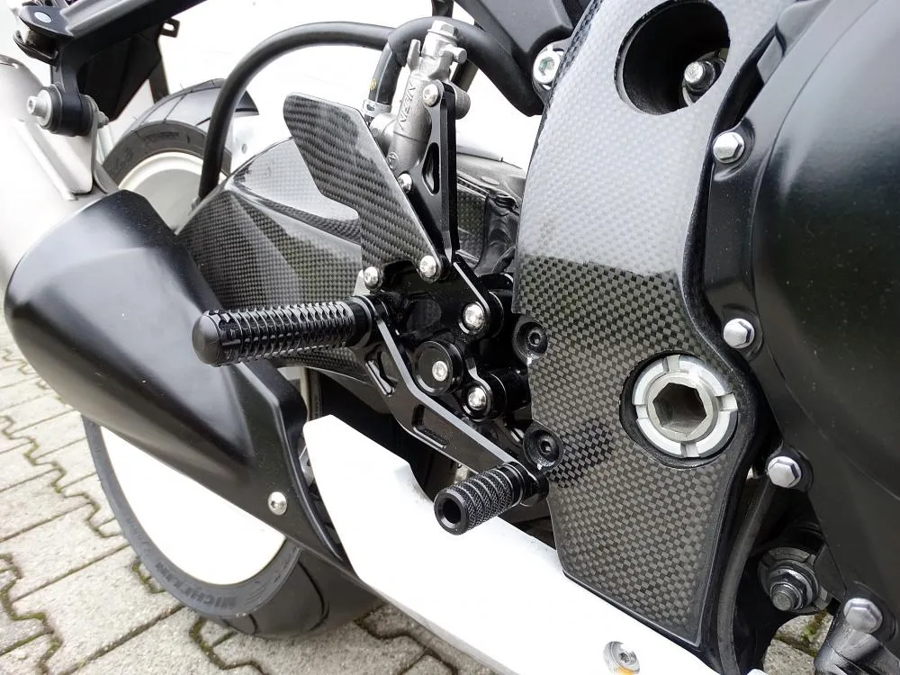 Racing Fußrastenanlage Factory schwarz Suzuki GSX-R 600 750 2011-