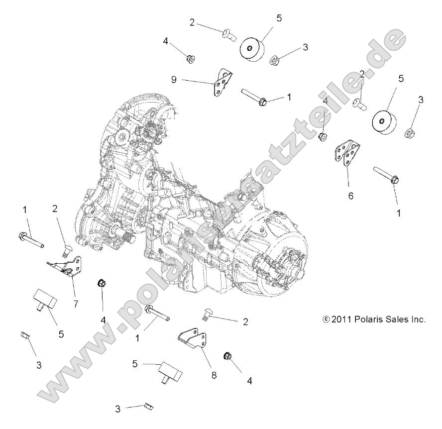 Engine, Mounting