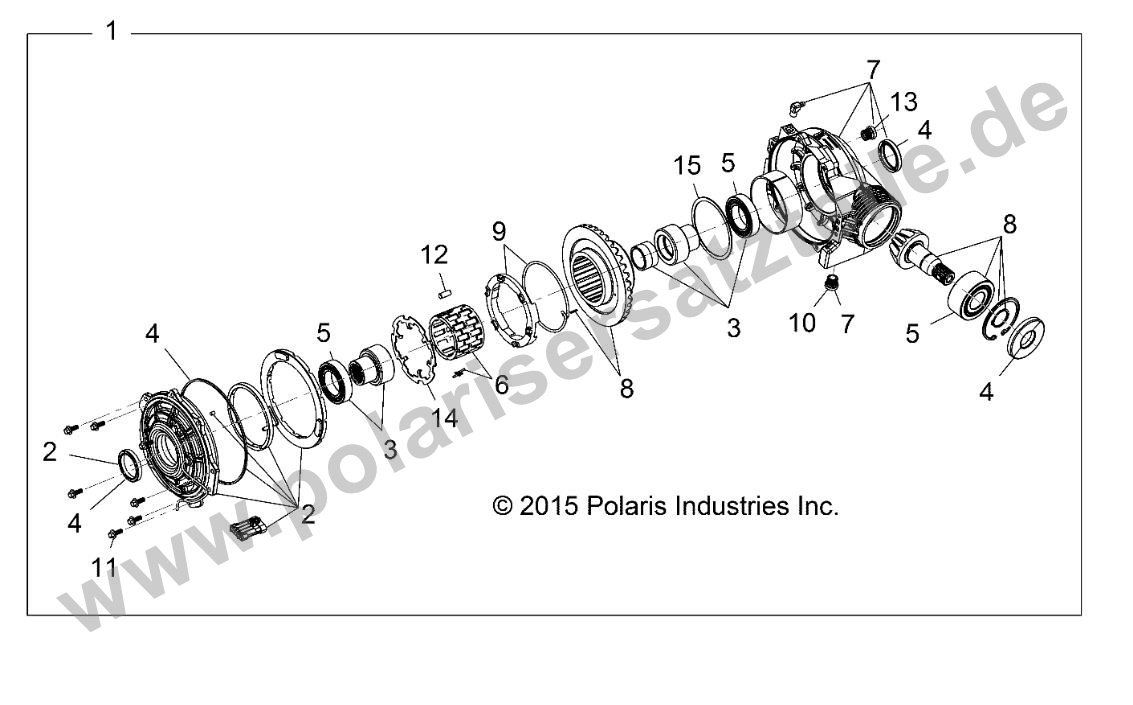 DRIVE TRAIN, FRONT GEARCASE DRIVE TRAIN, FRONT GEARCASE