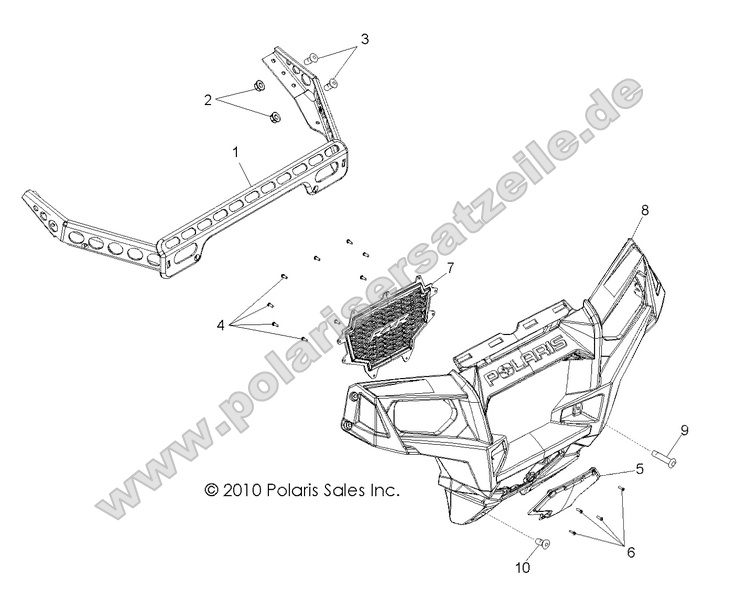 BODY, FRONT BUMPER BODY, FRONT BUMPER
