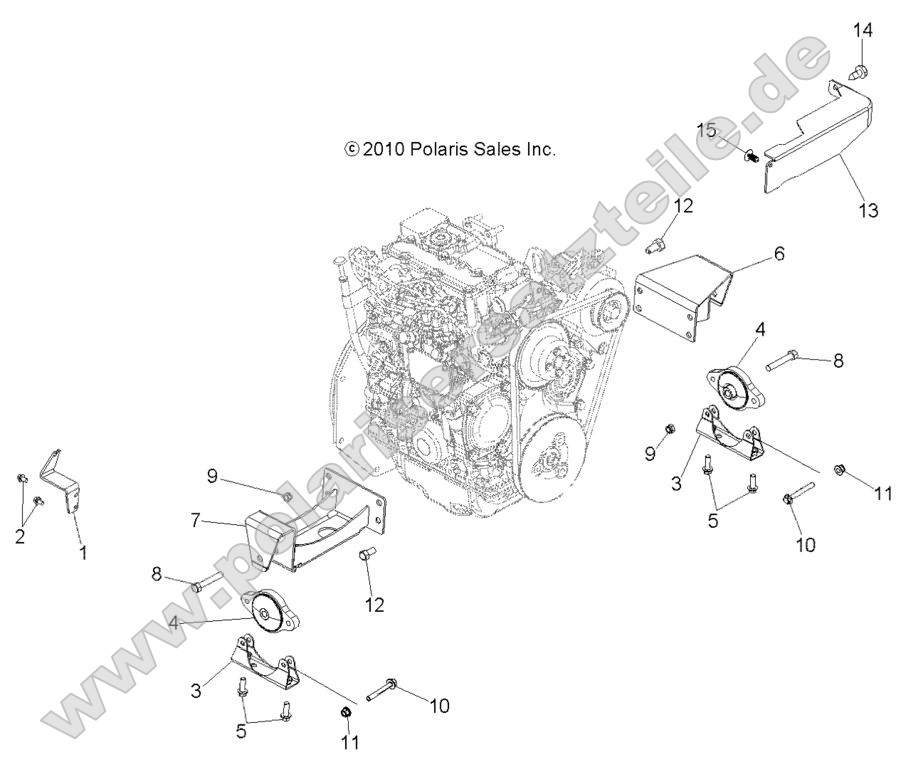 Engine, Mounting