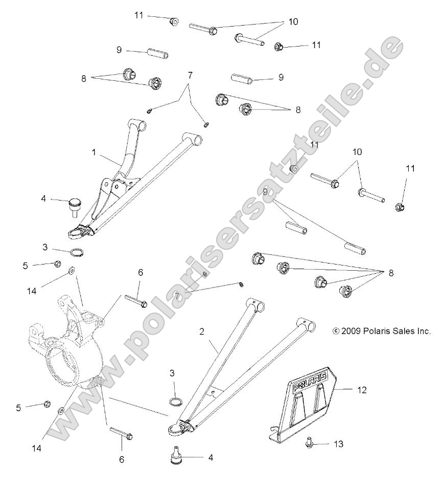 Suspension, Front A-Arms