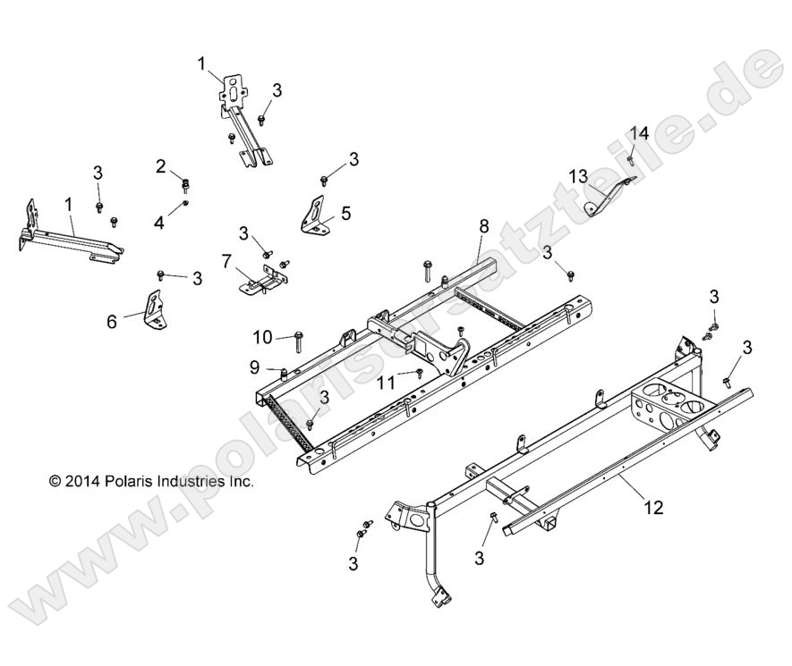 CHASSIS, MAIN FRAME MOUNTS CHASSIS, MAIN FRAME MOUNTS