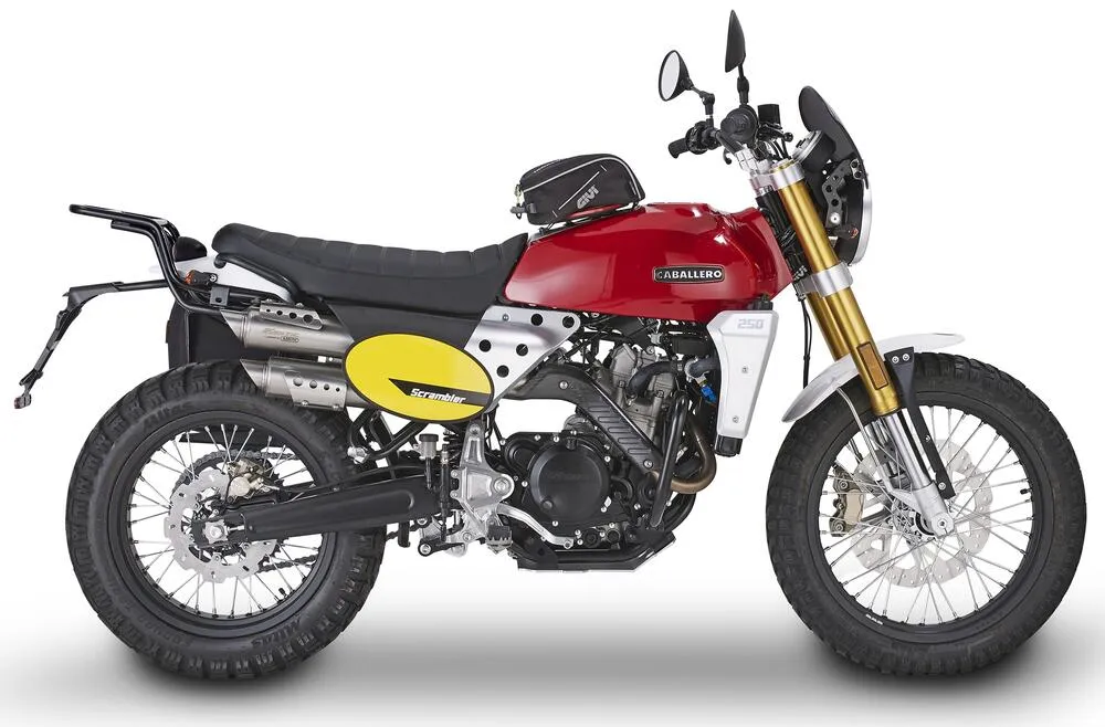 TN9150_2 Givi Scrambler Sturzbügel schwarz - Fantic Caballero 500 2018-24 - TN9150