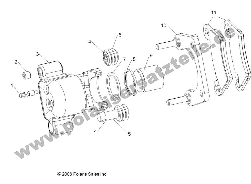 brakes rear caliper