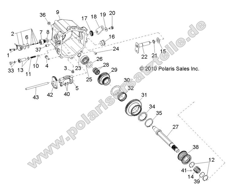 DRIVE TRAIN, MAIN GEARCASE INTERNALS 2