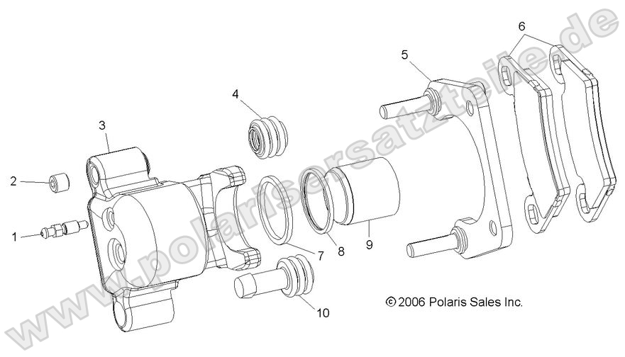 Brake Caliper, Rear
