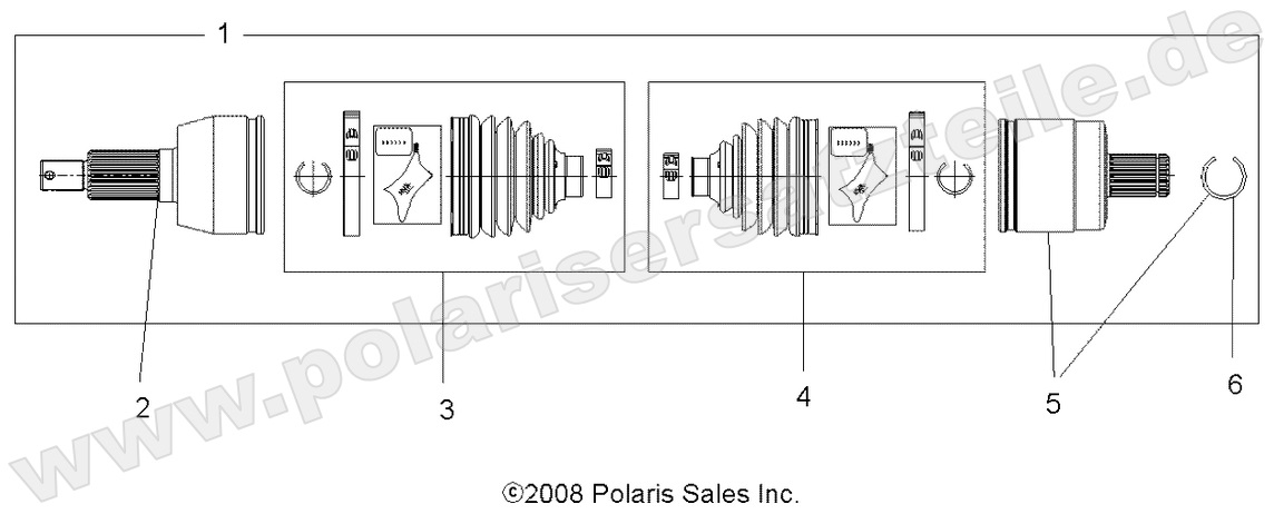 DRIVE TRAIN, DRIVE SHAFT, FRONT