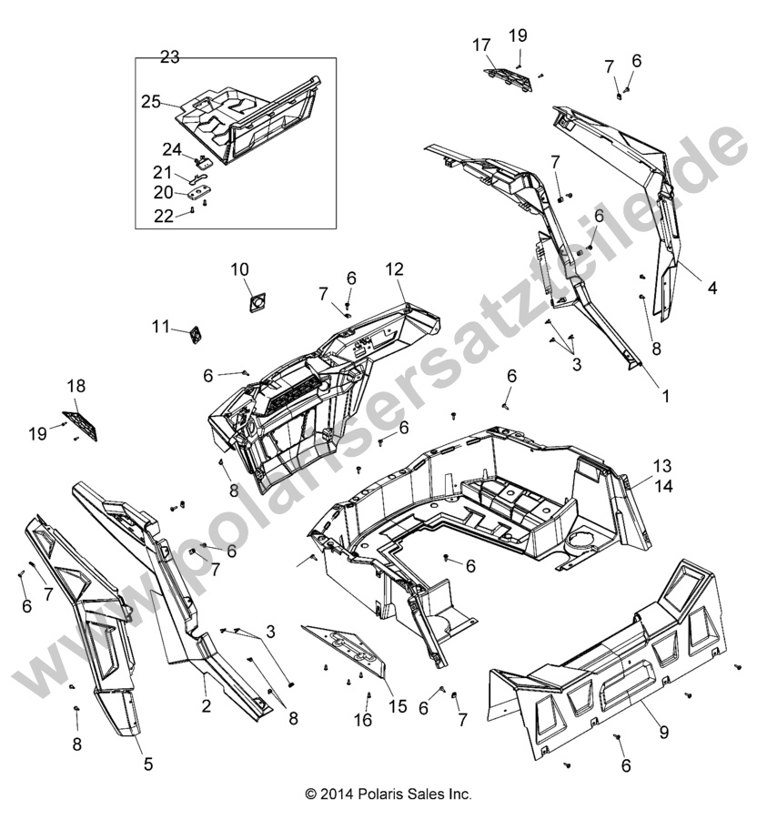 BODY, REAR RACK AND FENDERS BODY, REAR RACK AND FENDERS