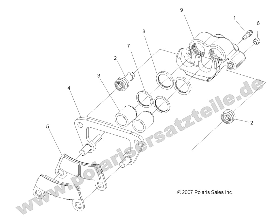 BRAKES, FRONT CALIPER BRAKES, FRONT CALIPER