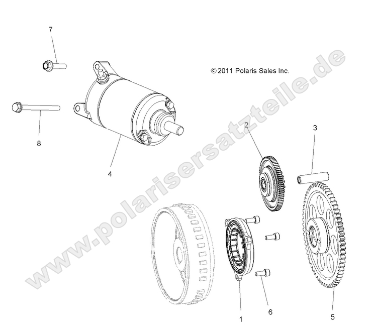 ENGINE, STARTER DRIVE ENGINE, STARTER DRIVE
