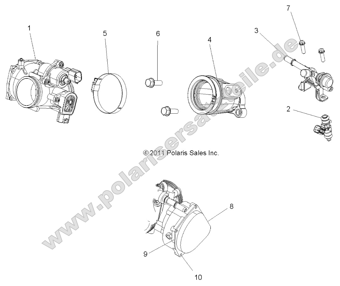 Engine, Throttle Body and Fuel Rail Engine, Throttle Body and Fuel Rail