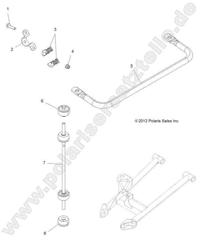 SUSPENSION, STABILIZER BAR SUSPENSION, STABILIZER BAR