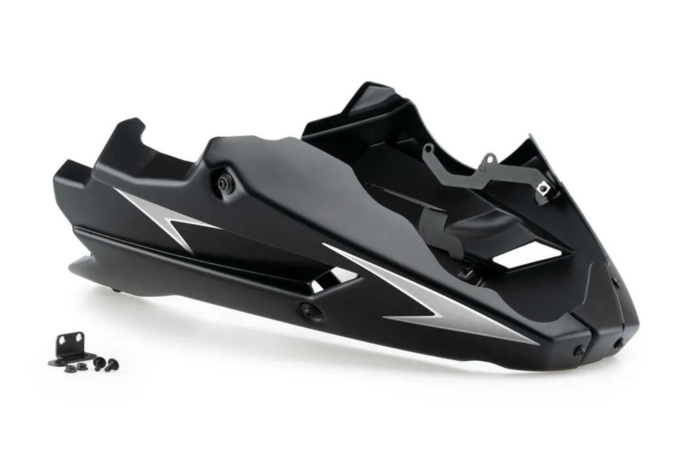 97033 Puig Bugspoiler schwarz / untere Verkleidung - Kawasaki Z900 /SE 2017-24 - 9703J