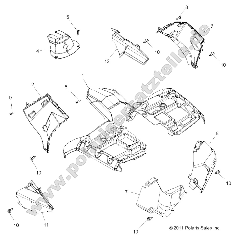 Body, Front Cab Body, Front Cab