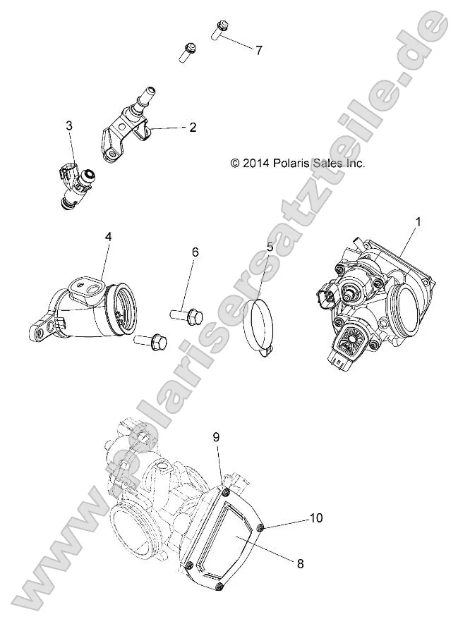 Engine, Throttle Body and Fuel Rail Engine, Throttle Body and Fuel Rail