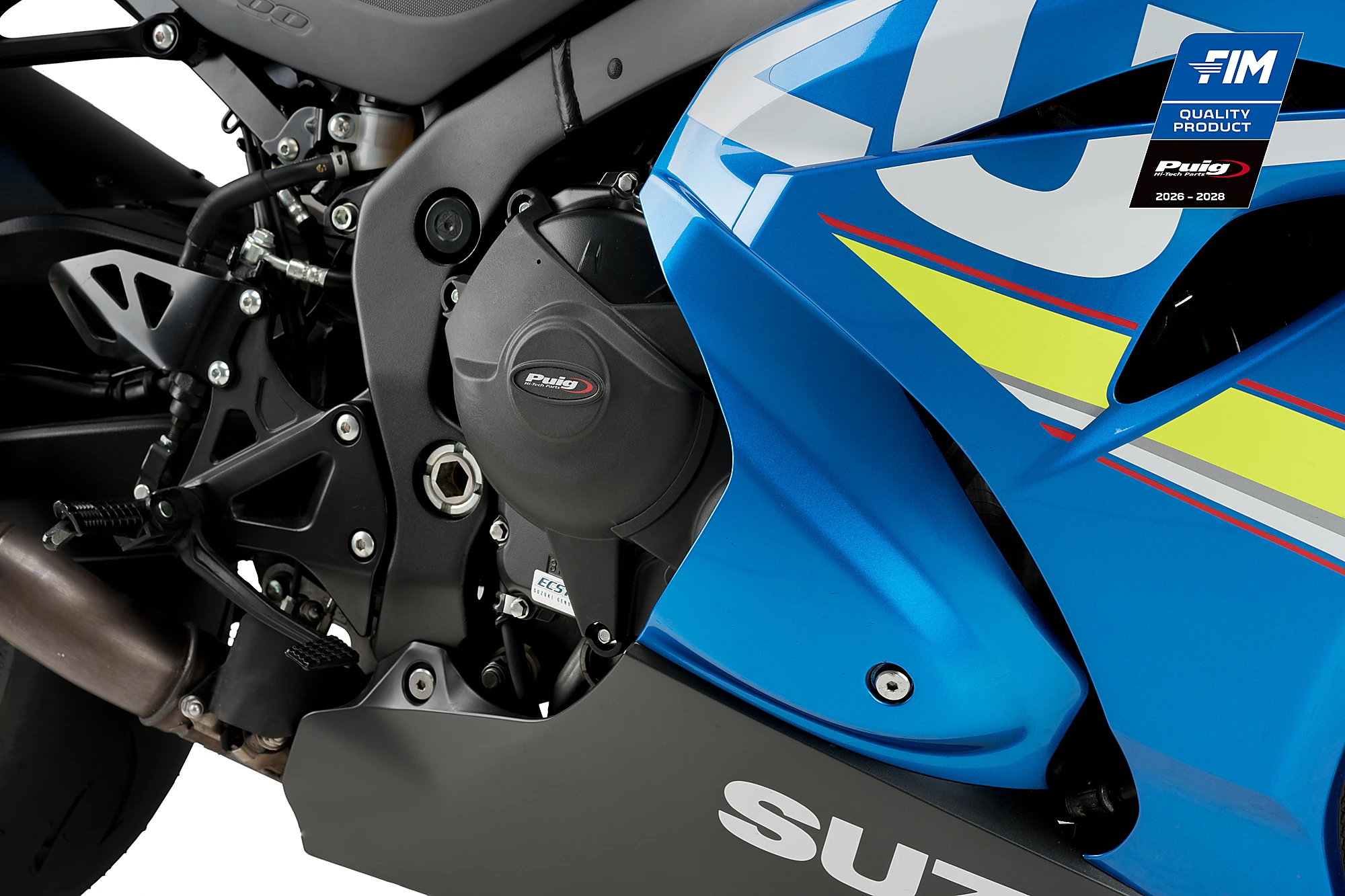 Puig Racing Track Motordeckelschutz Set - Suzuki GSX-R 1000 /R 2017-26 - 21517N