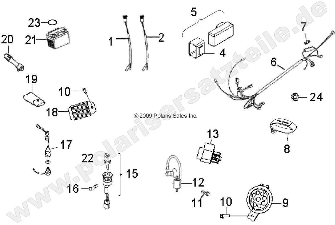 ELECTRICAL, SWITCHES, HARNESS and INDICATORS