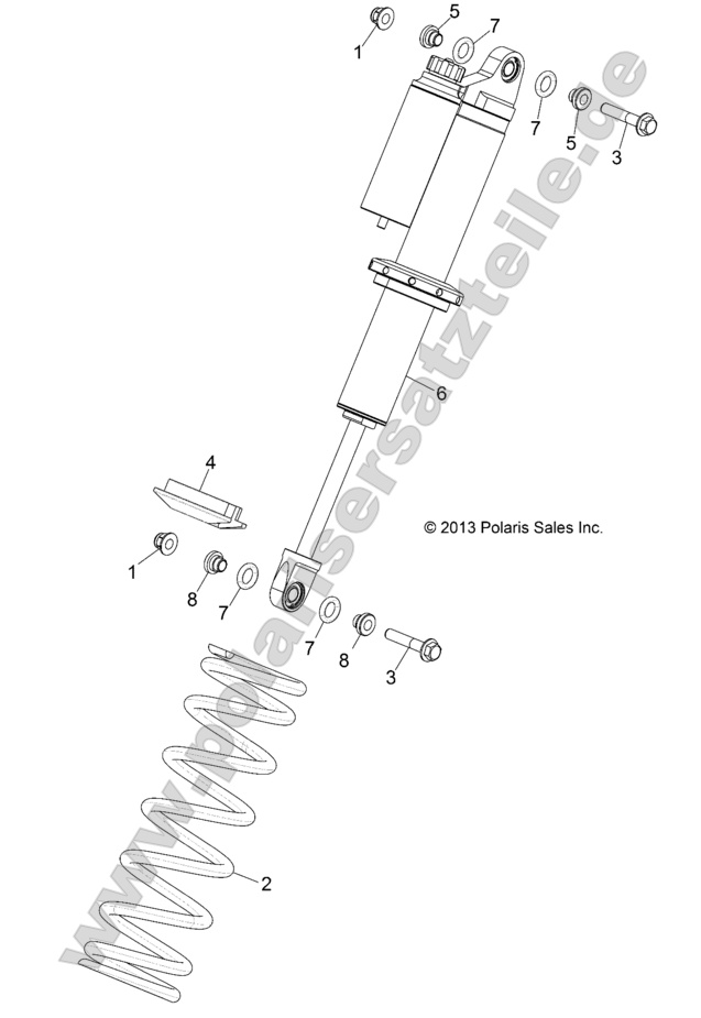 SUSPENSION, FRONT SHOCK MOUNTING SUSPENSION, FRONT SHOCK MOUNTING