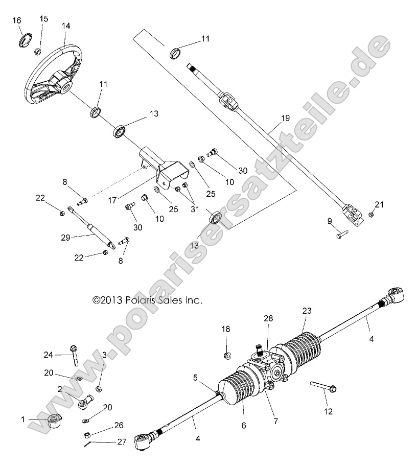 Steering, Steering Asm.
