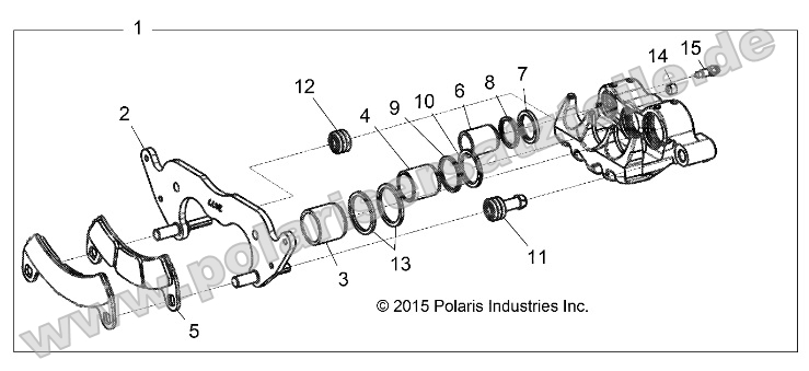 Brakes, Front Caliper Brakes, Front Caliper
