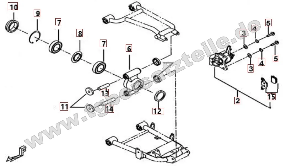 Hinterradachse Hinterradachse