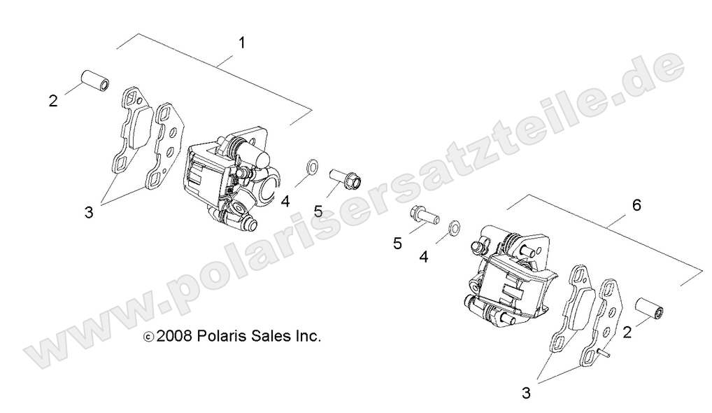 BRAKES, CALIPER, FRONT BRAKES, CALIPER, FRONT
