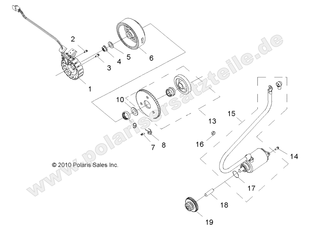 ENGINE, STARTING MOTOR ENGINE, STARTING MOTOR