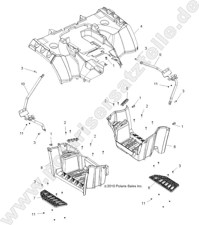 BODY, REAR CAB and FOOTWELL BODY, REAR CAB and FOOTWELL