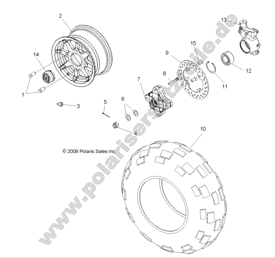 WHEELS, FRONT WHEELS, FRONT