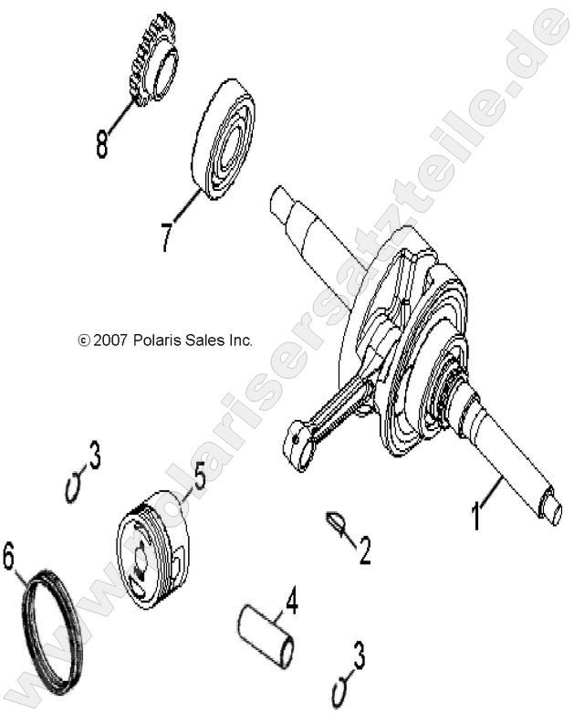 ENGINE, CRANKSHAFT and PISTON