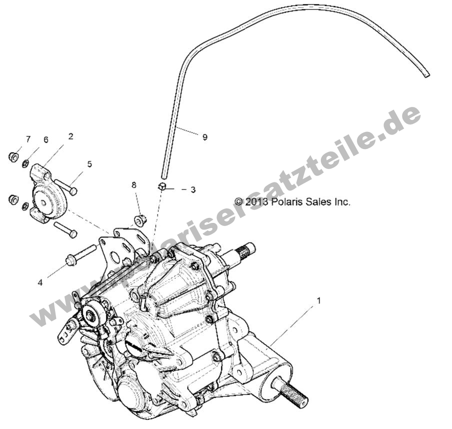 DRIVE TRAIN, MAIN GEARCASE MOUNTING DRIVE TRAIN, MAIN GEARCASE MOUNTING
