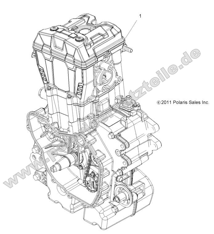 ENGINE, LONG BLOCK