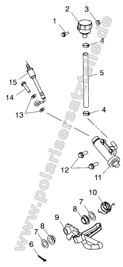 Rear Master Cylinder/Foot Pedal