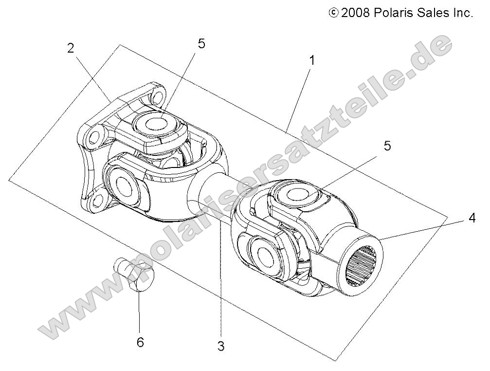Drive Train, Prop Shaft, Rear Drive Train, Prop Shaft, Rear
