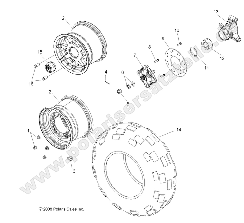 WHEELS, REAR WHEELS, REAR