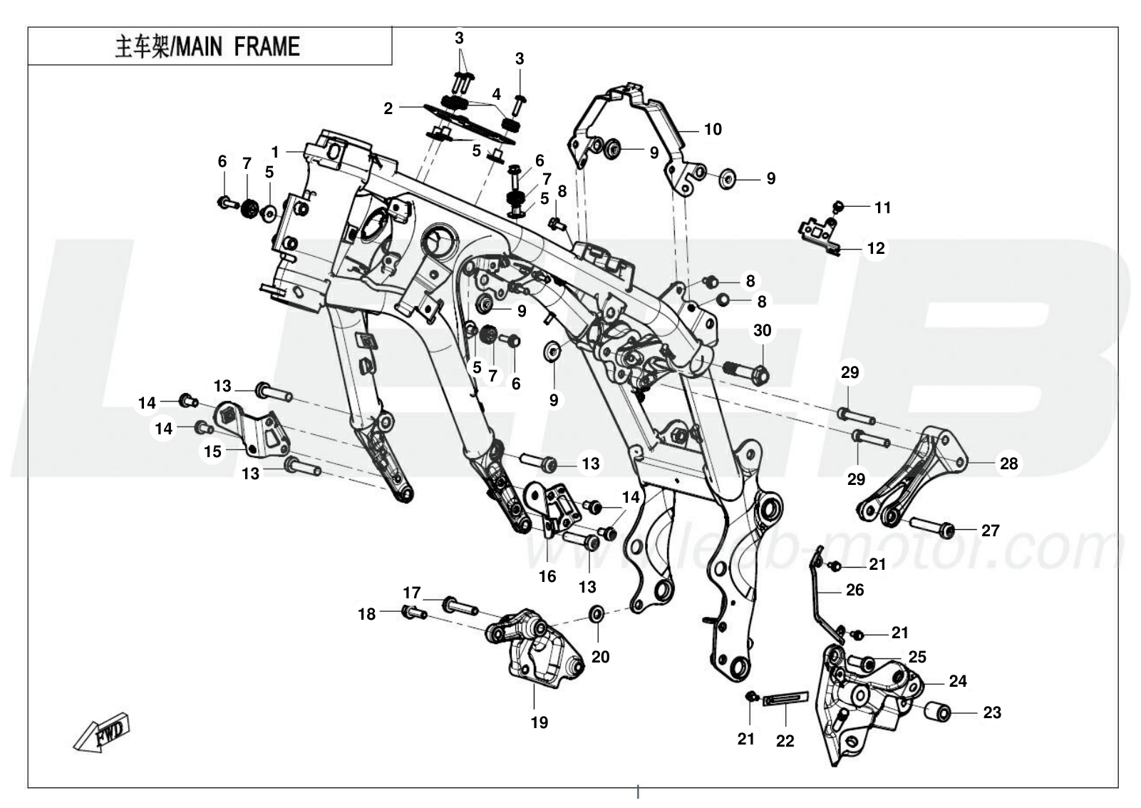 F03-1 MAIN FRAME