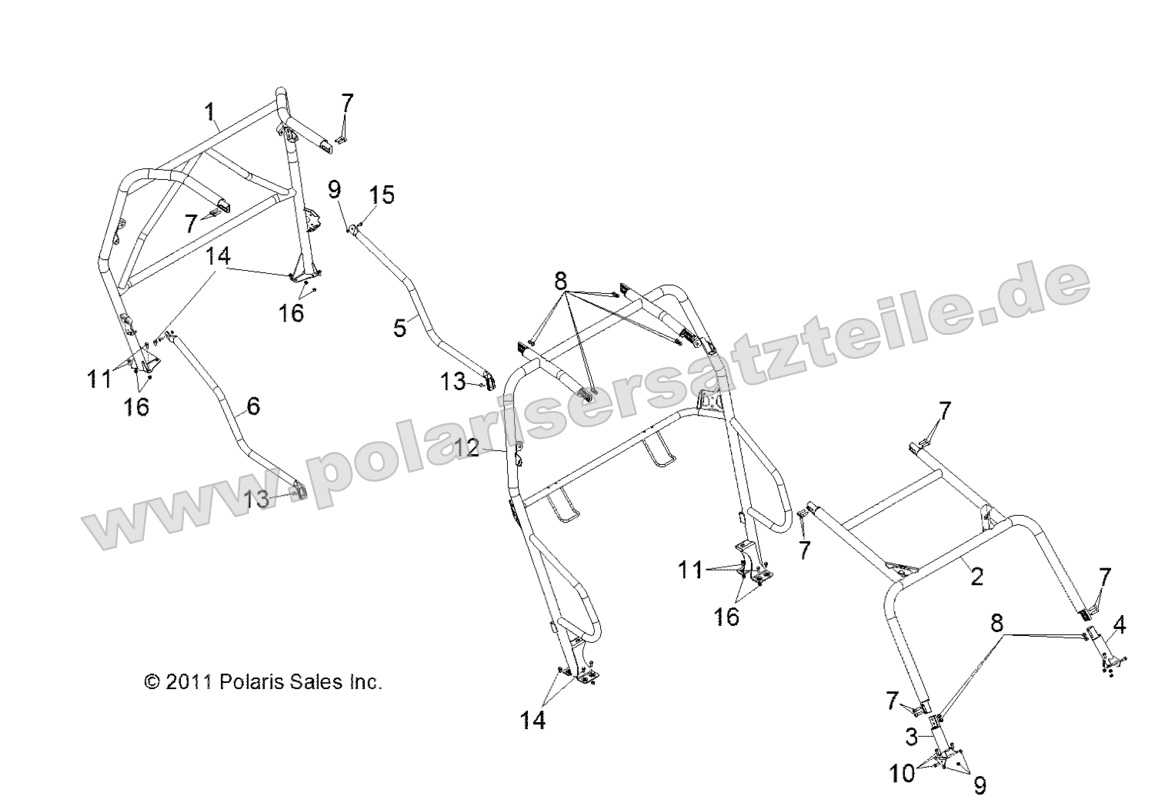 CHASSIS, CAB FRAME and SIDE BARS CHASSIS, CAB FRAME and SIDE BARS