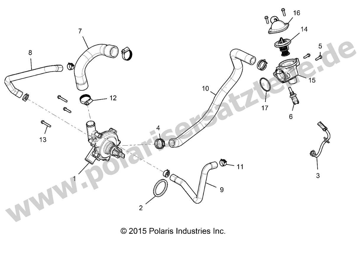 ENGINE, WATERPUMP AND BYPASS ENGINE, WATERPUMP AND BYPASS